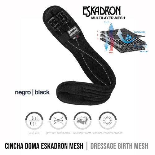CINCHA DOMA ESKADRON MESH 322300 660 290 NEGRO