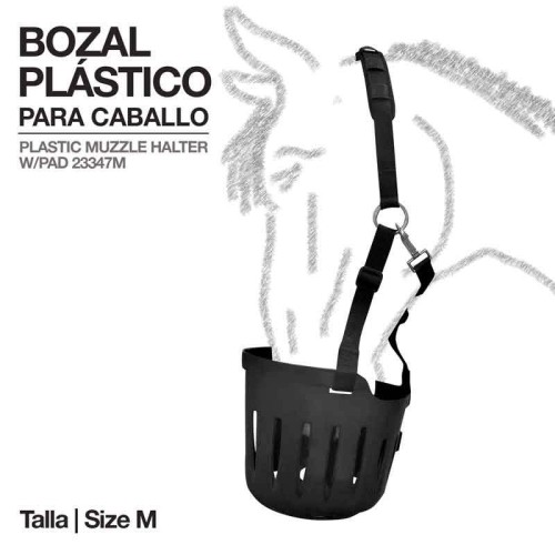 BOZAL PLÃSTICO PARA CABALLO 23347M