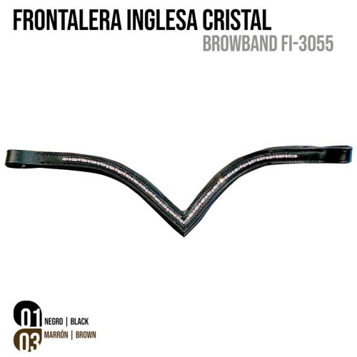 FRONTALERA INGLESA CRISTAL FI-3055