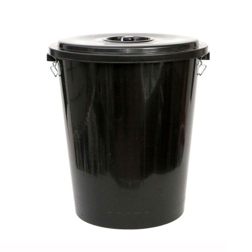 CUBO BASURA BIN 100L NEGRO