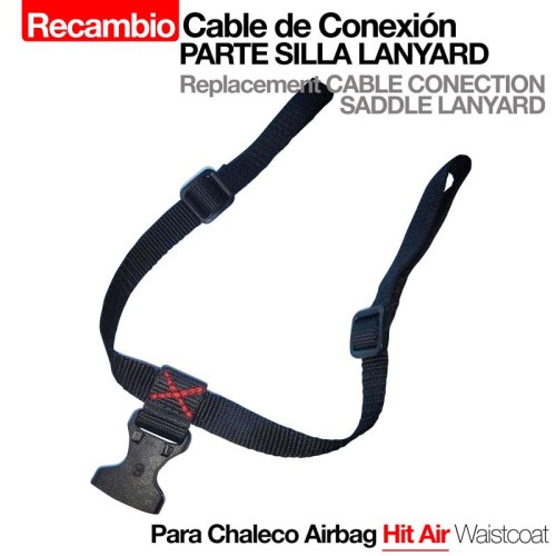 CHALECO AIRBAG HIT AIR cable de conexiÃ³n PARTE SILLA LANYARD