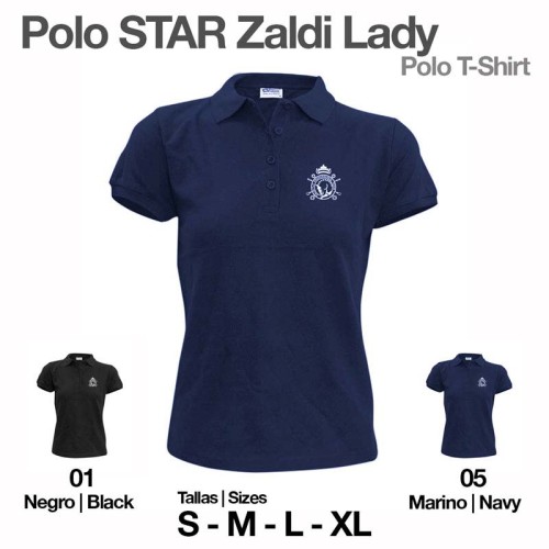 POLO STAR ZALDI LADY LOGO MANGA CORTA
