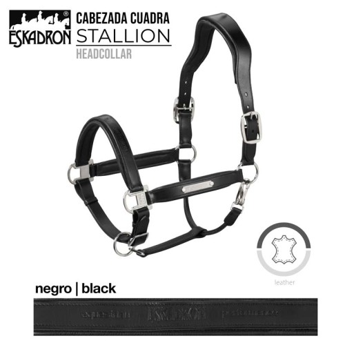CABEZADA CUADRA ESKADRON STALLION 421600 852 290 NEGRO