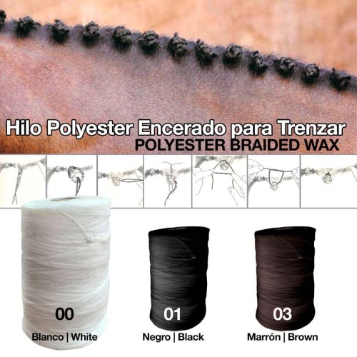 HILO POLYESTER ENCERADO PARA TRENZAR