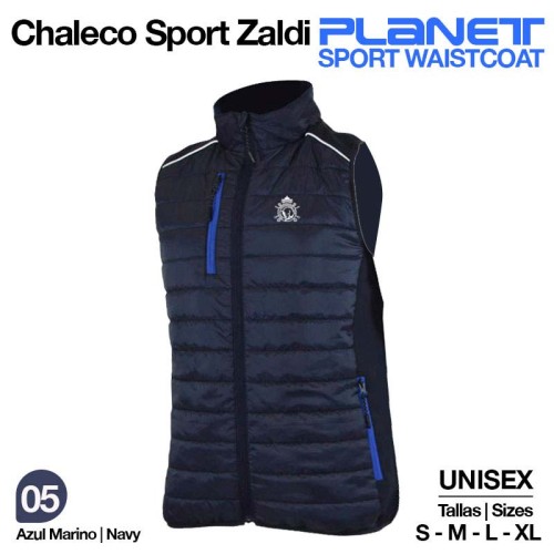 CHALECO SPORT ZALDI LOGO PLANET UNISEX
