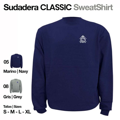 SUDADERA CLASSIC ZALDI LOGO PEQUEÃ‘O