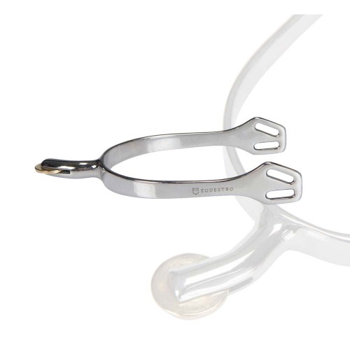 ESPUELA EQUESTRO INOX GALLO HORIZONTAL CURVO