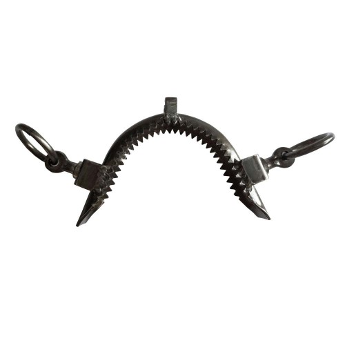 MUSEROLA VAQUERA INOX ENVEJECIDO PILARES CORTOS