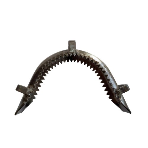 MUSEROLA VAQUERA INOX ENVEJECIDO 3 PASADORES