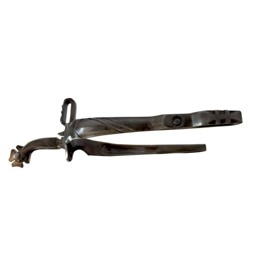 ESPUELA VAQUERA INOX ENVEJECIDO GALLO CURVO