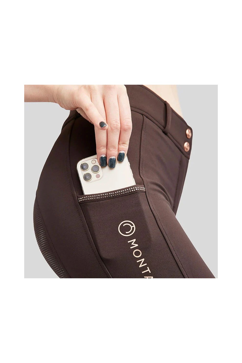 PANTALÓN MOMADDIE ROSEGOLD CRYSTALS MONTAR