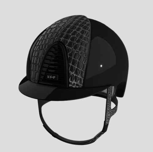 CASCO CROMO 2.0 CUSTOM COCODRILO BLACK KEP