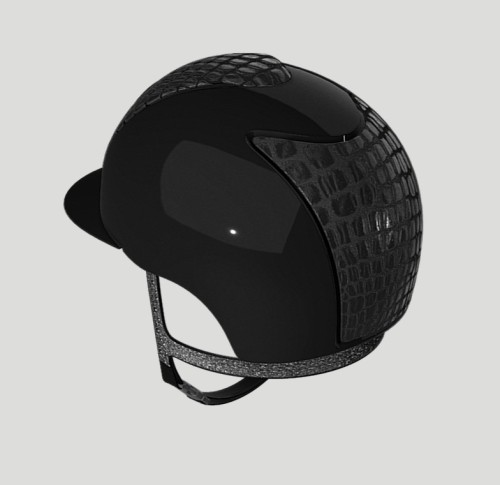 CASCO CROMO 2.0 CUSTOM COCODRILO BLACK KEP 2