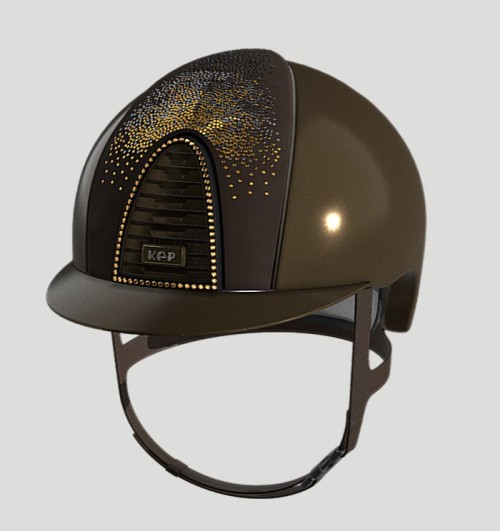 CASCO CROMO 2.0 CUSTOM BROWN-NEBULAGOLD KEP