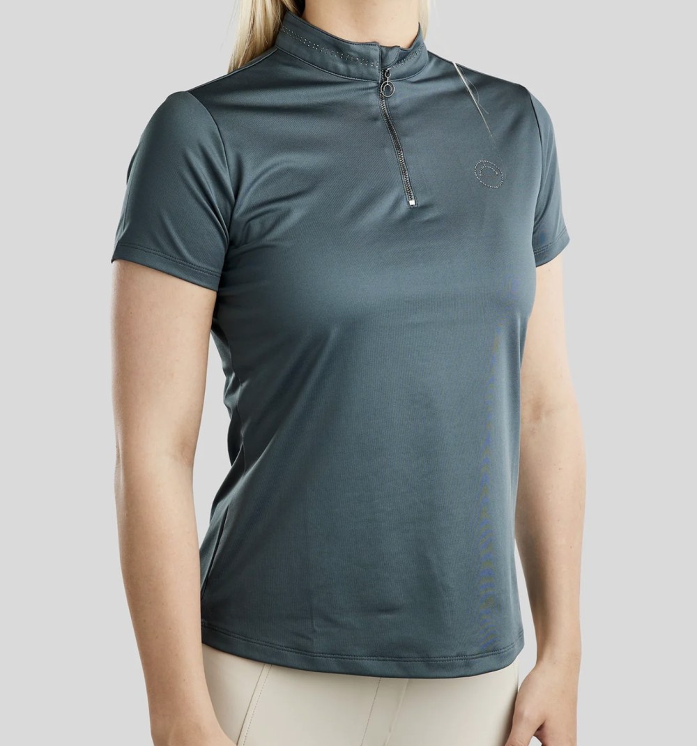 CAMISETA MANGA CORTA JUNIOR MOBLAIR GUN METAL CRYSTALS MONTAR