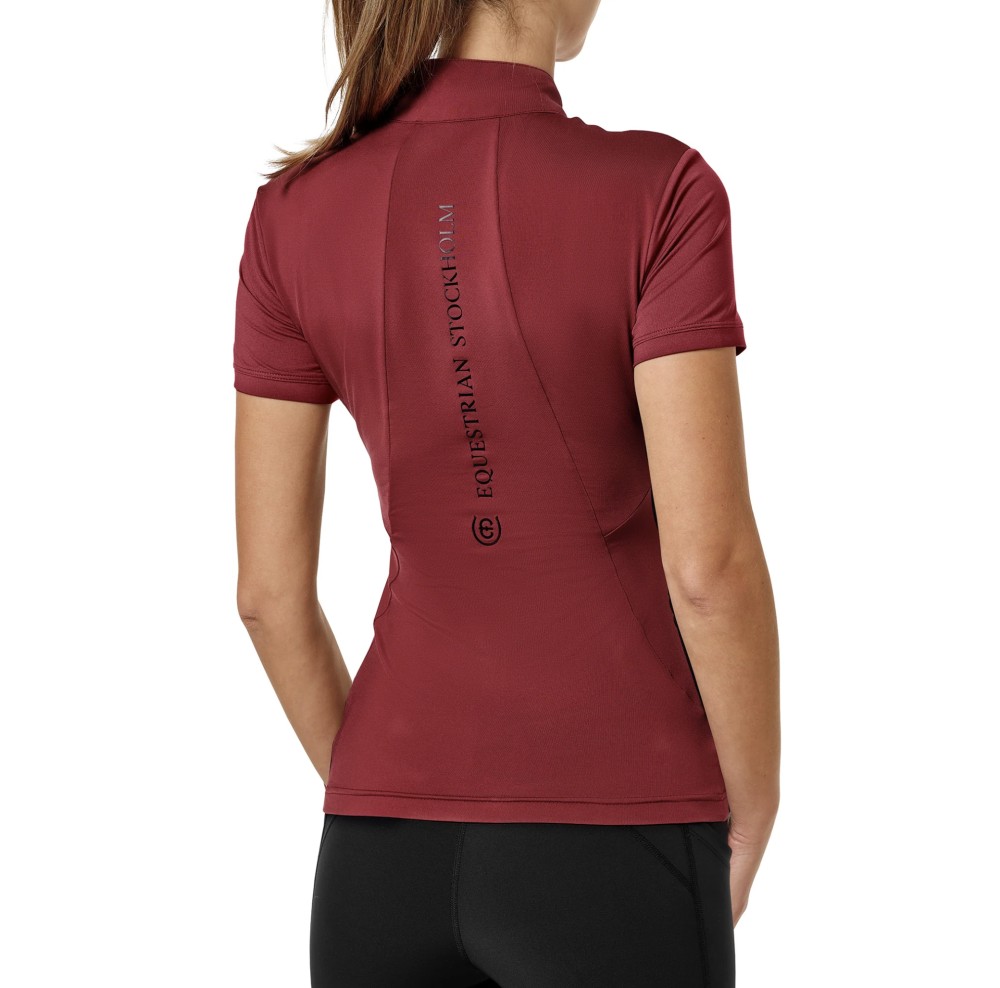 BASE LAYER UV MANGA CORTA BORDEAUX EQUESTRIAN STOCKHOLM