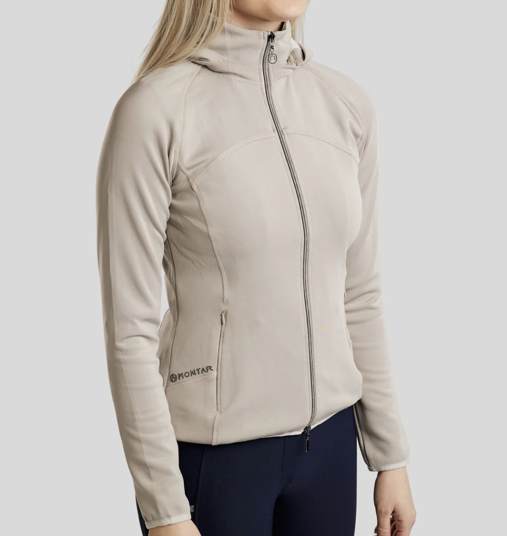 SUDADERA JUNIOR FULL ZIP GUN METAL CRYSTAL MOBLAIR MONTAR