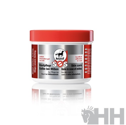 BALSAMO SOS CUIDADO DE LA PIEL EN CASO DE ACAROS, PARASITOS Y GARRAPATAS LEOVET