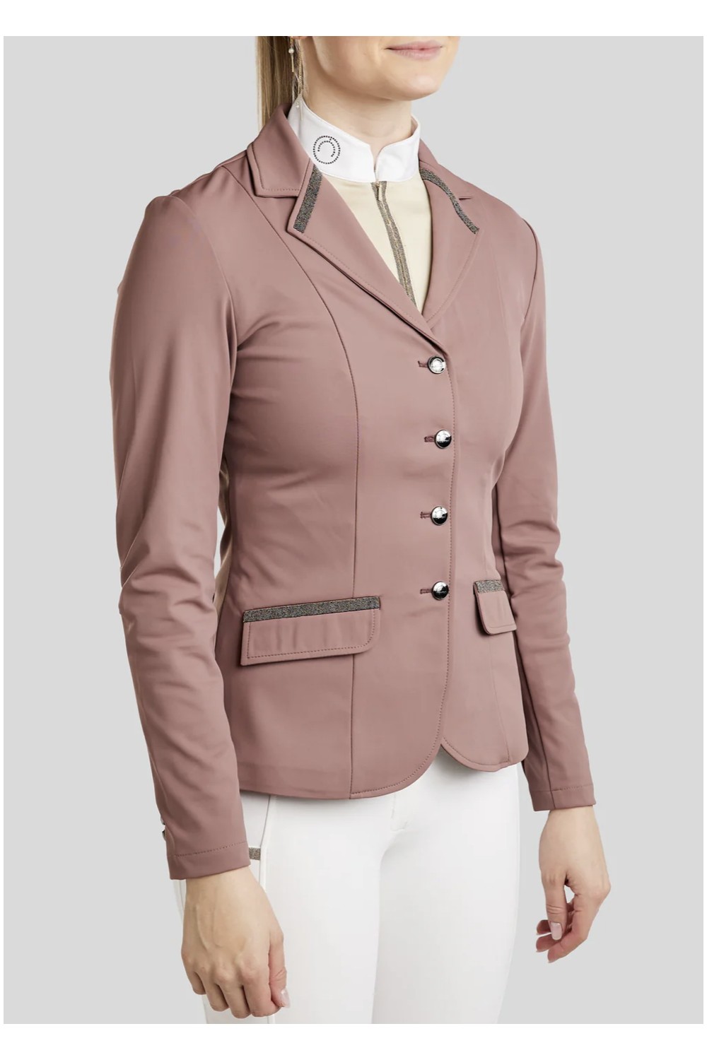 CHAQUETA COMPETICIÓN MOGLORIA GUN METAL CAVIAR TAPE MONTAR