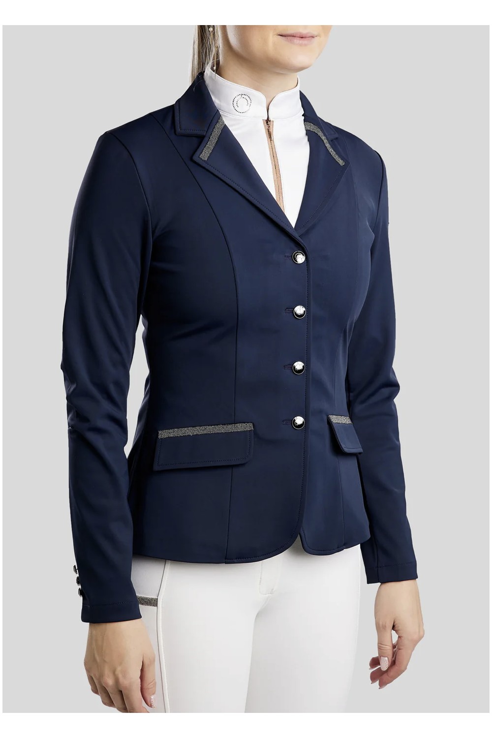 CHAQUETA COMPETICIÓN MOGLORIA GUN METAL CAVIAR TAPE MONTAR