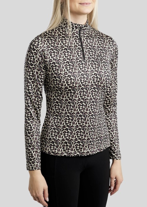 POLO MOLEONORA AO PRINTED DUSTY ROSE HOUSE MONTAR