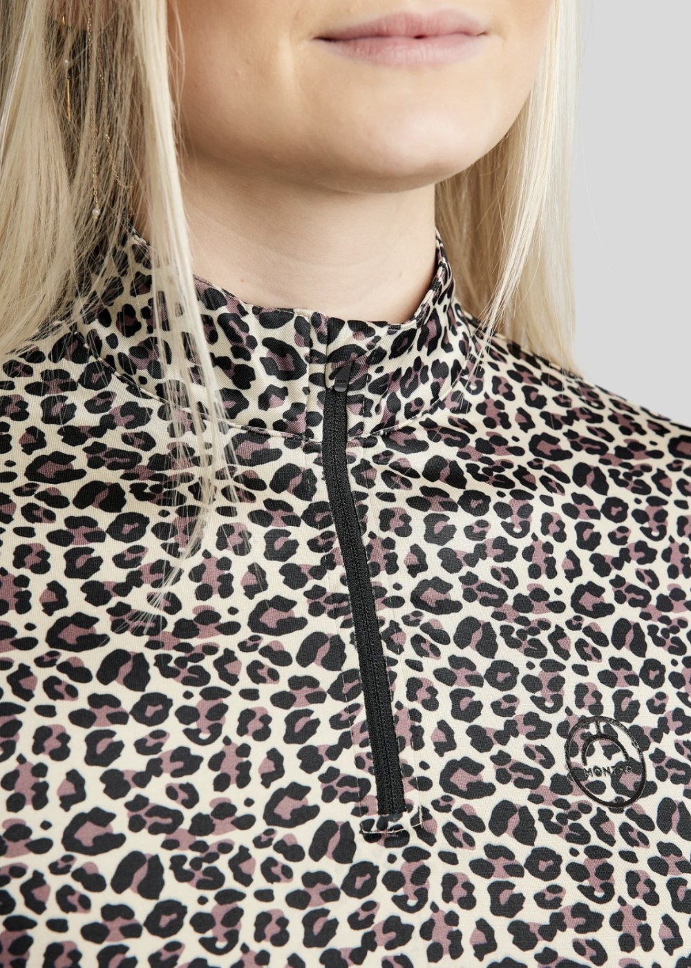 POLO MOLEONORA AO PRINTED DUSTY ROSE HOUSE MONTAR