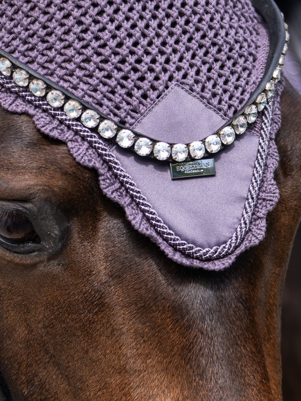OREJERAS DARK VIOLET EQUESTRIAN STOCKHOLM