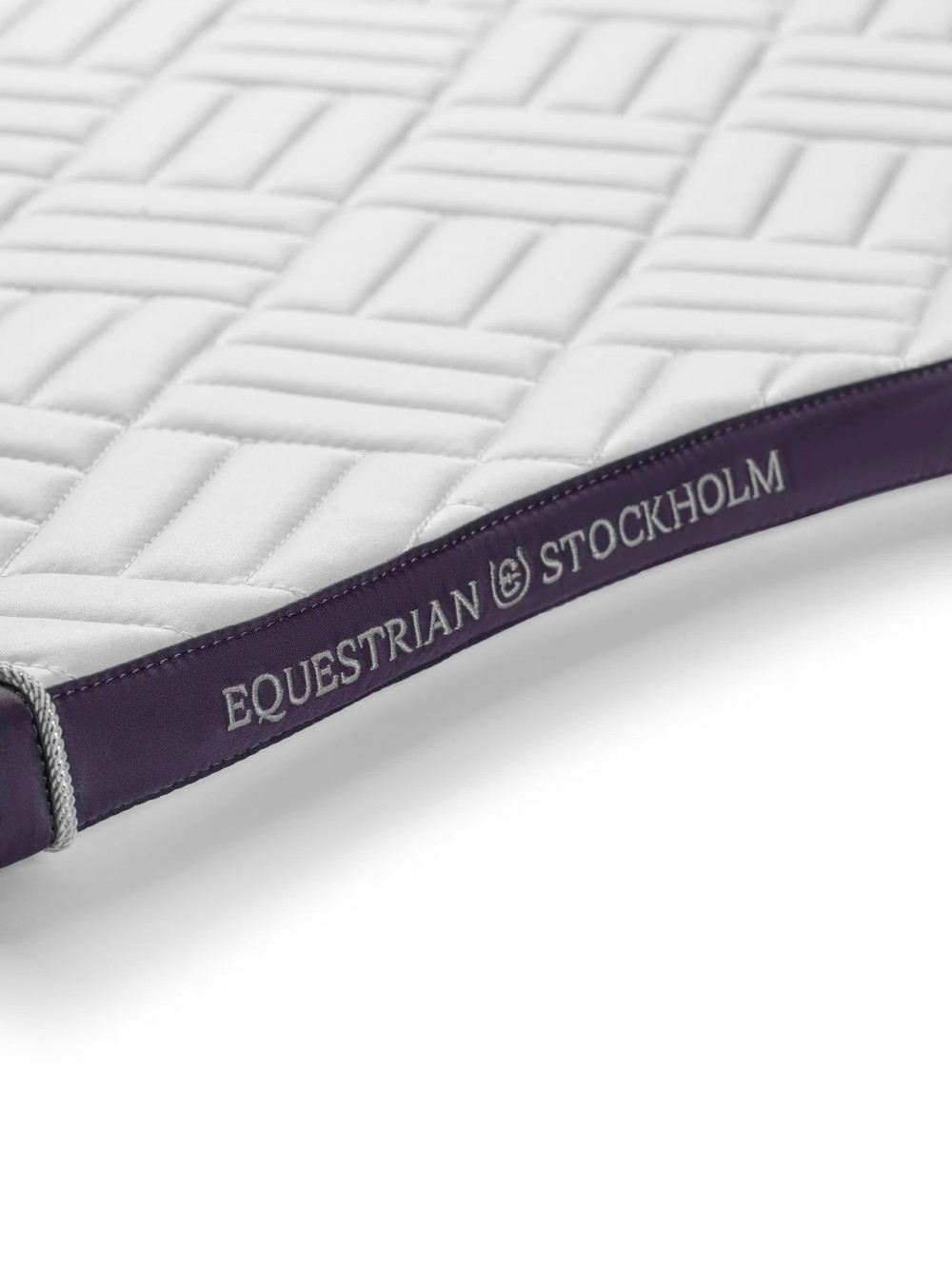 MANTILLA MODERN WHITE DARK VIOLET EQUESTRIAN ESTOCKHOLM