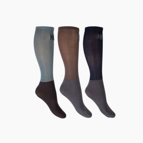 CALCETINES MICROALGODÓN COLOUR (SET 3) HKM 2