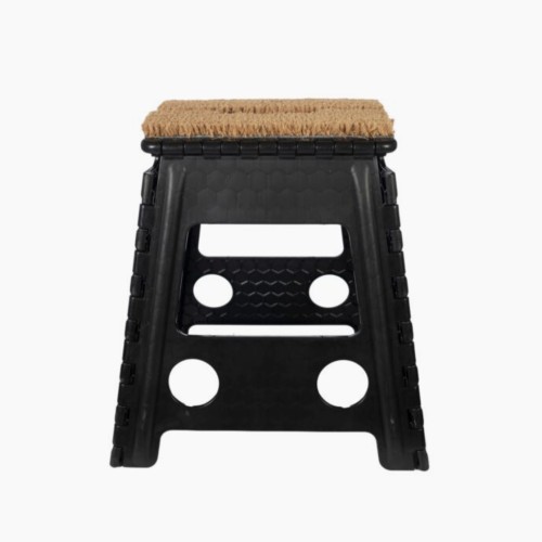 TABURETE PLEGABLE CON FELPUDO HKM 2