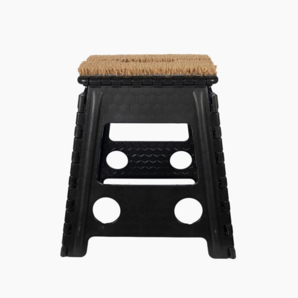 TABURETE PLEGABLE CON FELPUDO HKM