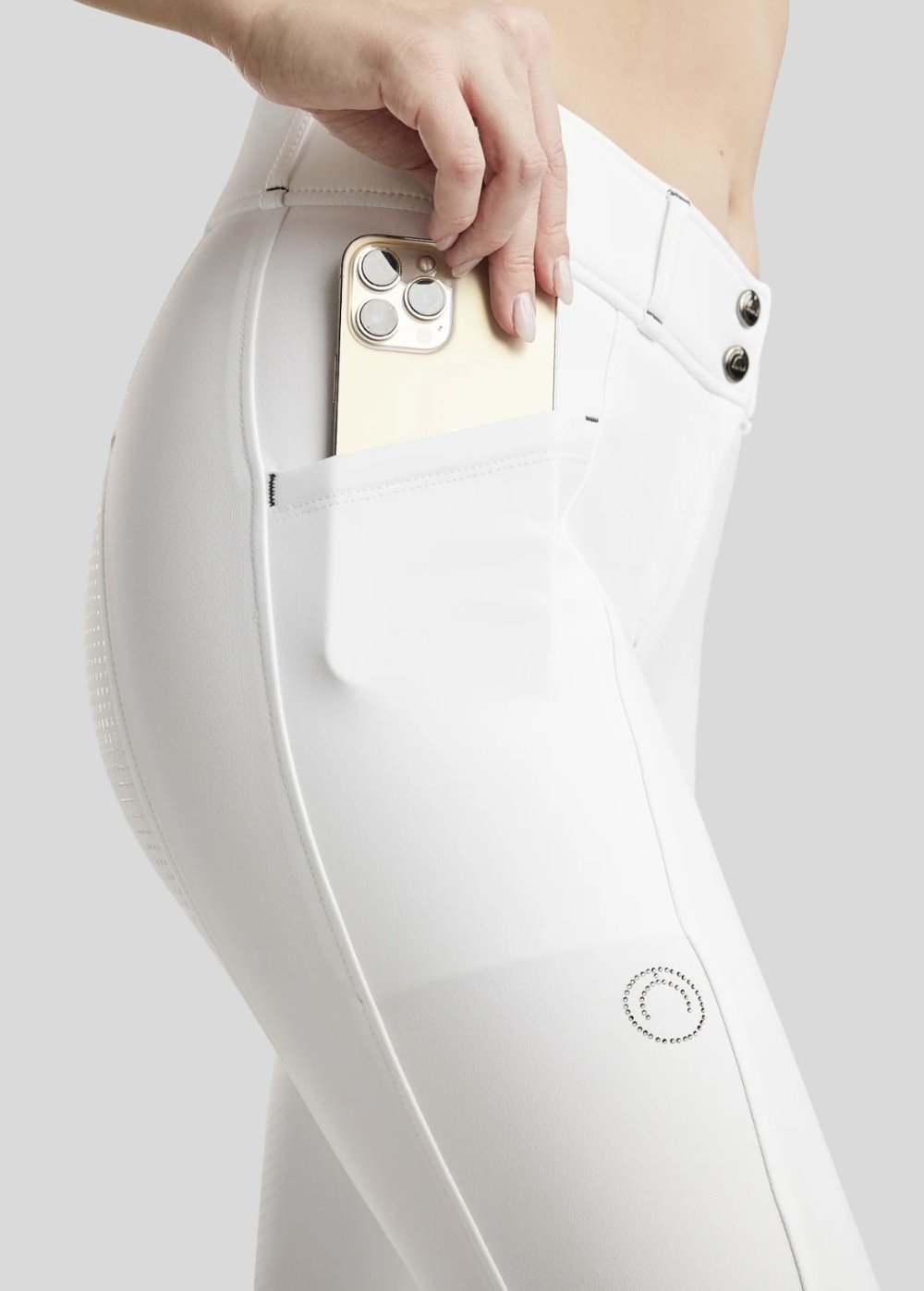 PANTALÓN MOZIDA REFINED GUN METAL CRYSTAL FG HOUSE MONTAR