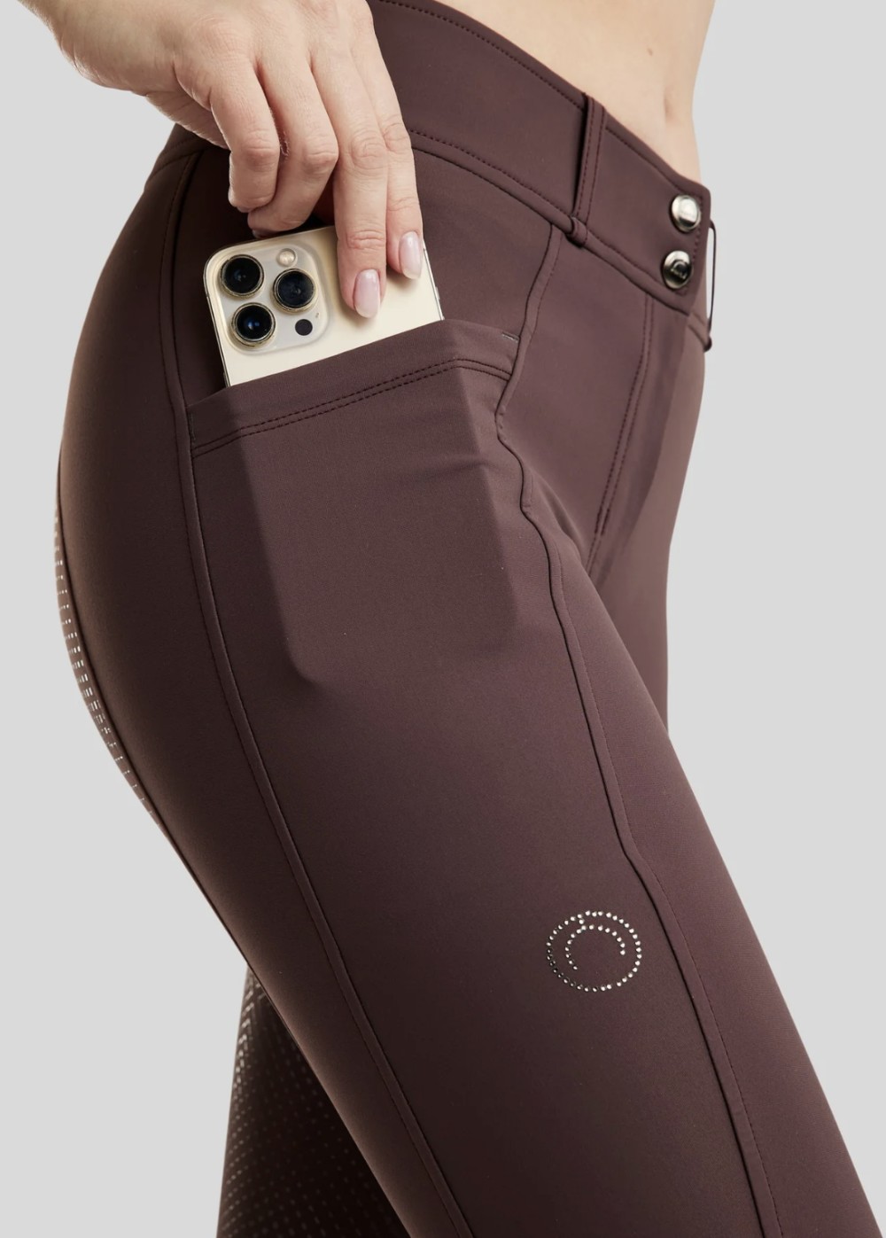 PANTALÓN MOZIDA REFINED GUN METAL CRYSTAL FG HOUSE MONTAR