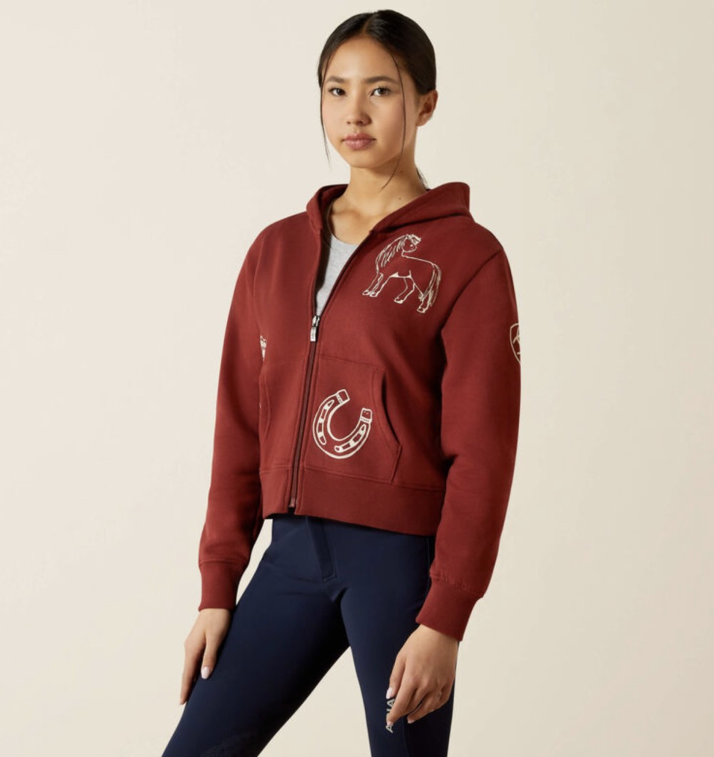 CHAQUETA FULL ZIP JUNIOR SPIFFY ARIAT