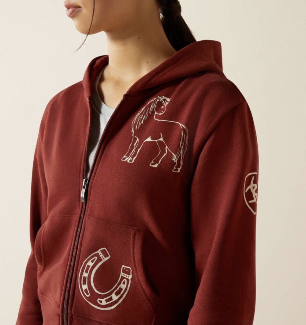 CHAQUETA FULL ZIP JUNIOR SPIFFY ARIAT