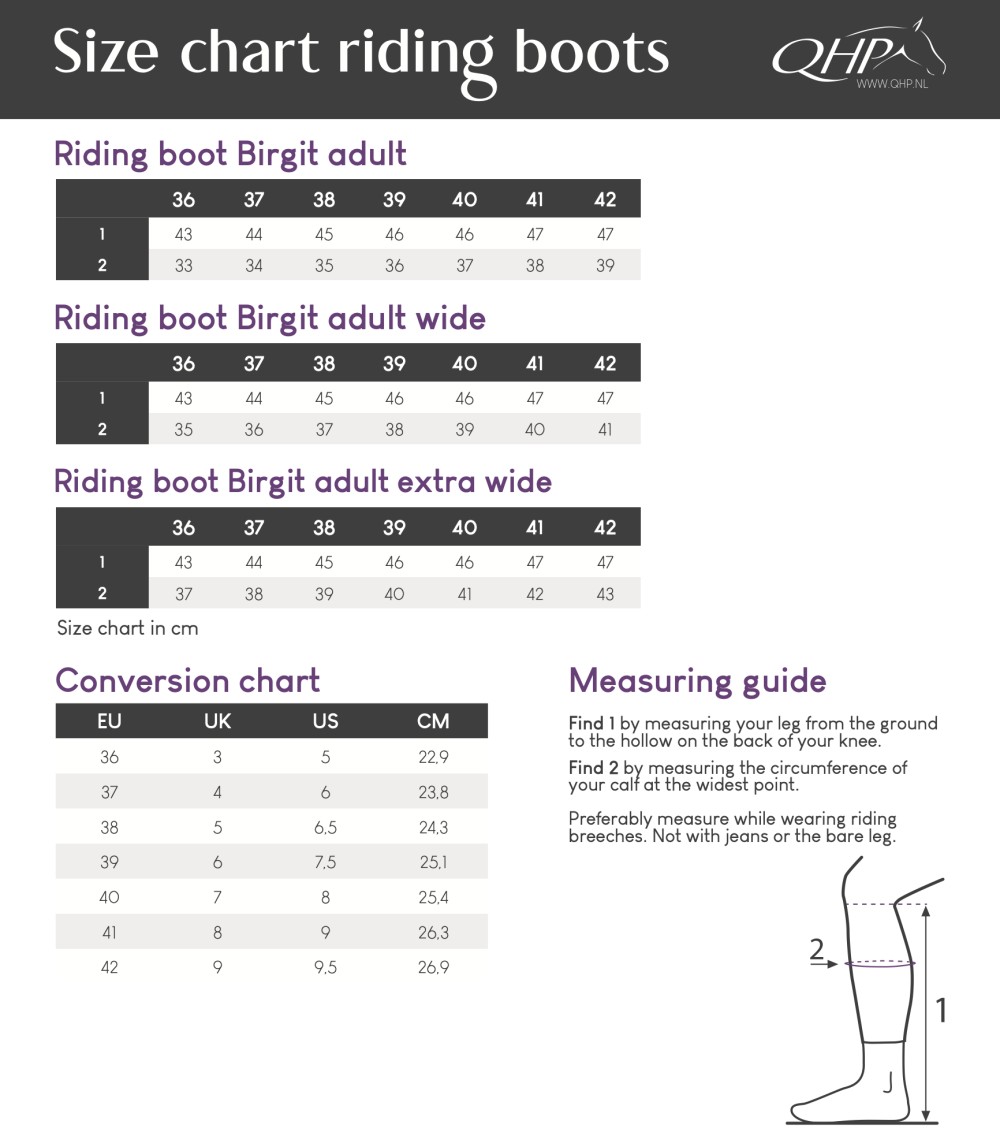 BOTAS BIRGIT ADULT EXTRA WIDE QHP