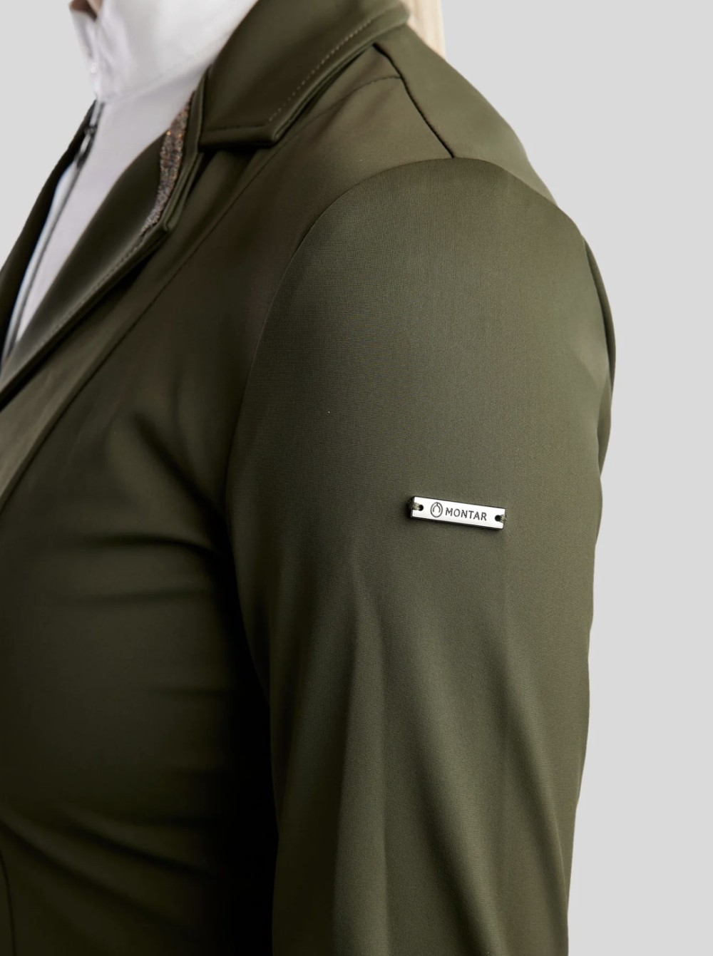 CHAQUETA MOGLORIA GUN METAL CAVIAR TAPE HOUSE MONTAR