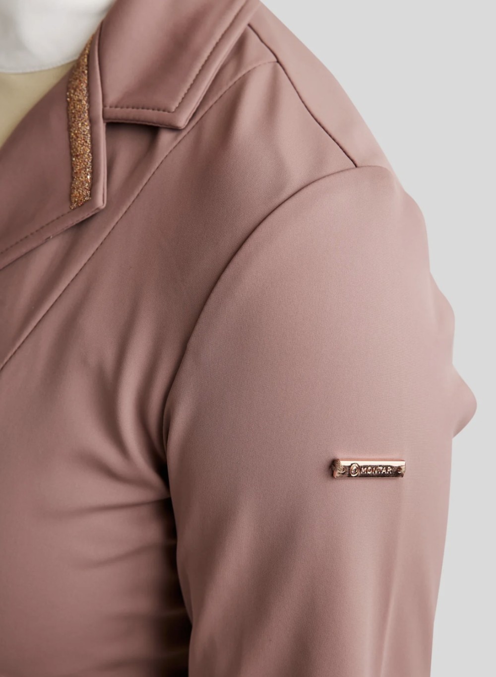 CHAQUETA MOGLENDA ROSEGOLD CAVIAR TAPE HOUSE MONTAR