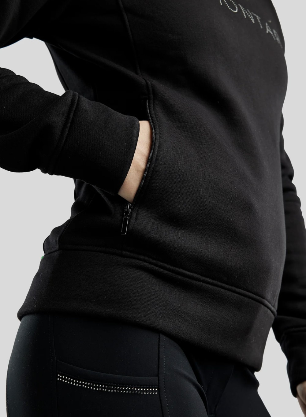 SUDADERA MONAJA CRYSTALS MONTAR