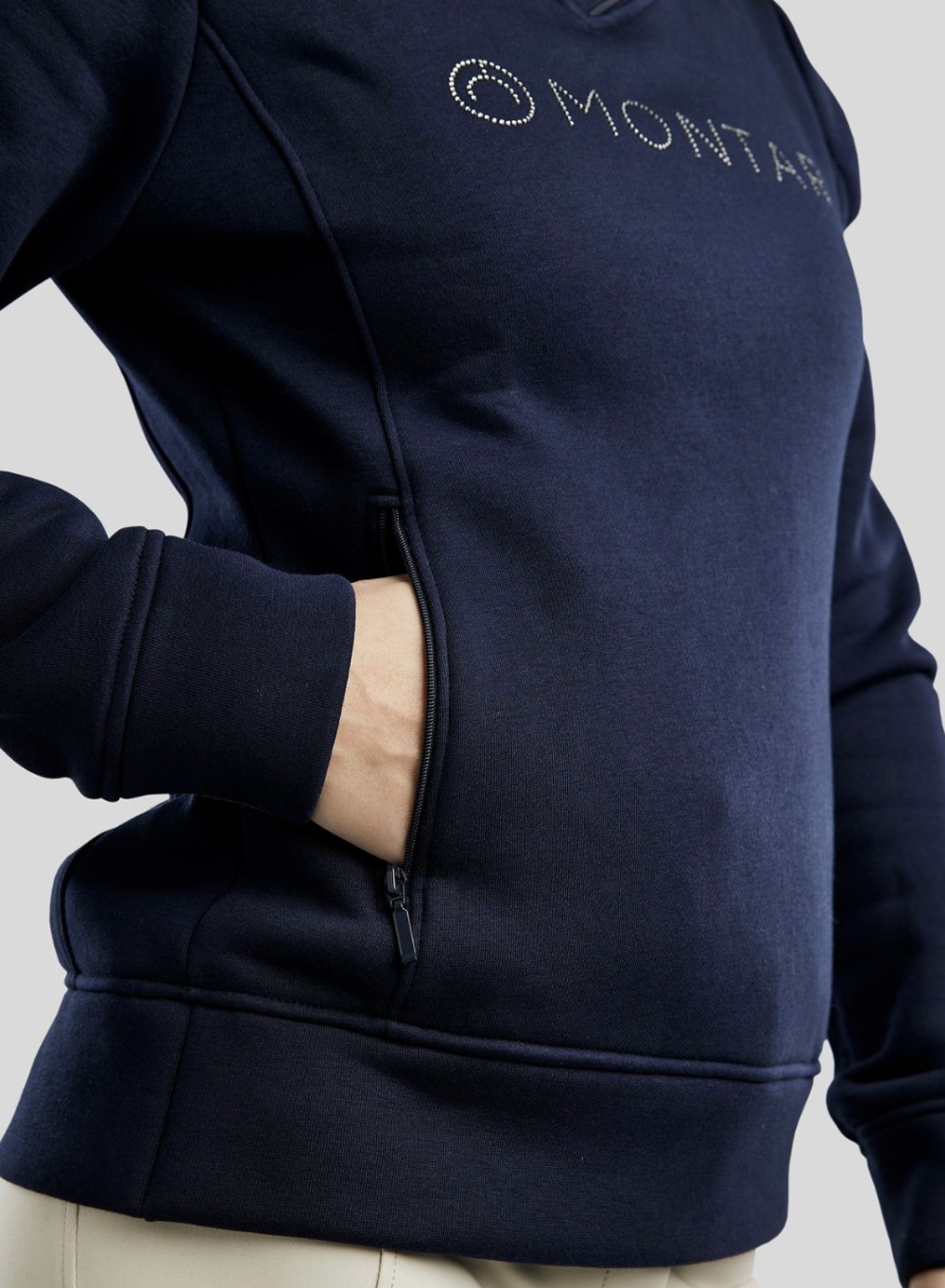 SUDADERA MONAJA CRYSTALS MONTAR