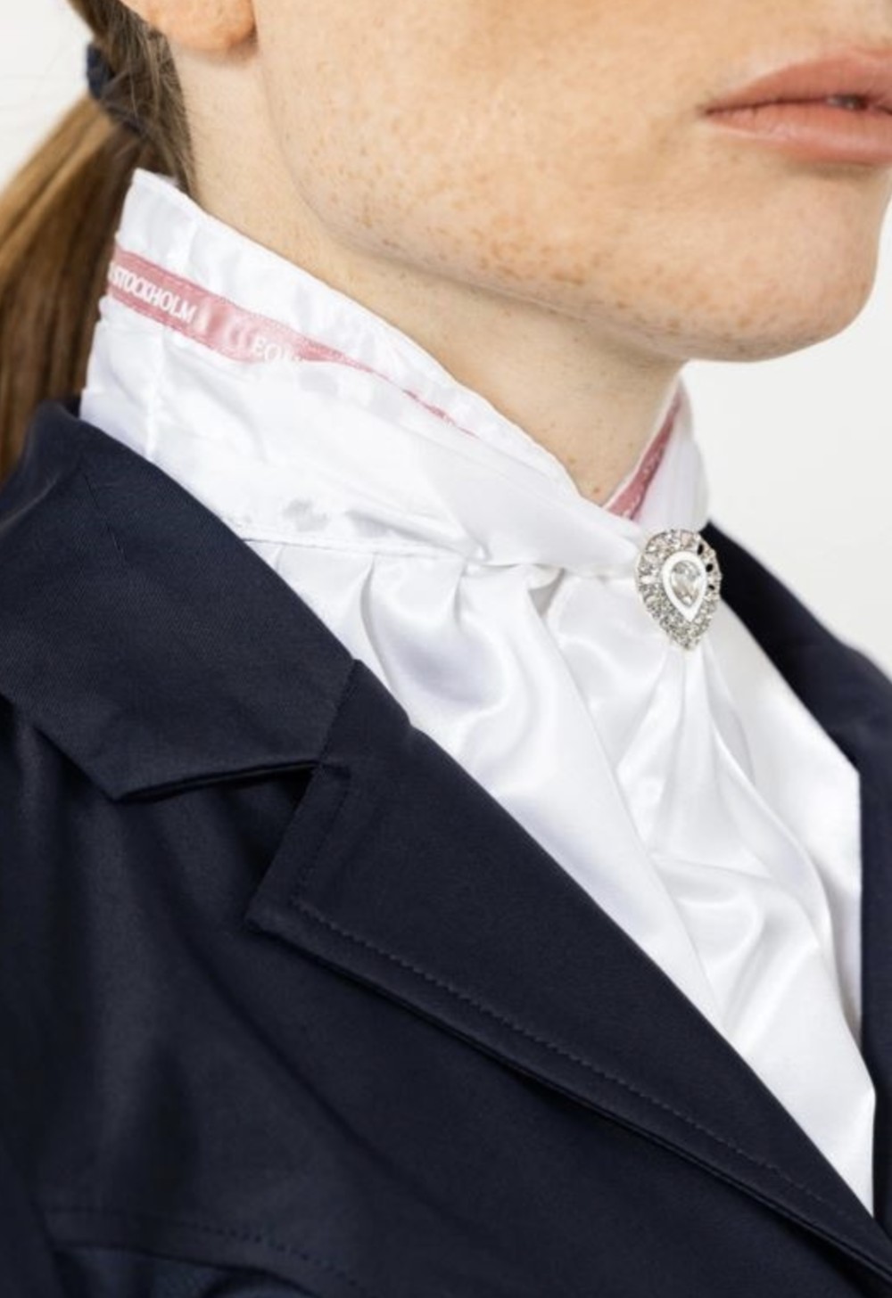 PLASTRON QUEEN STOCK TIE SPORTIVE PINK EQUESTRIAN STOCKHOLM 2