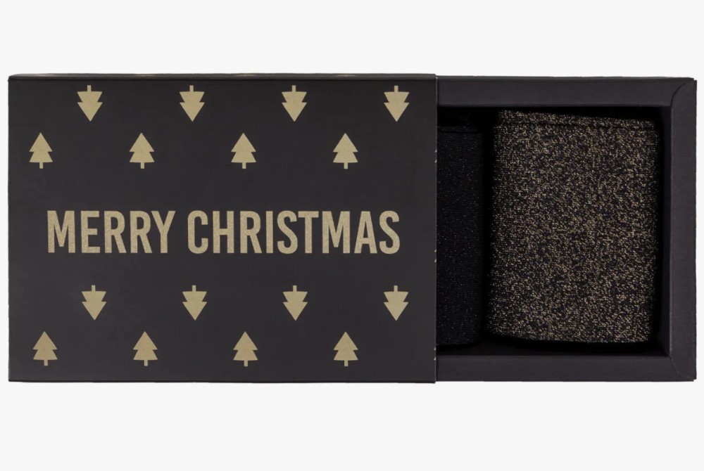 CALCETINES CAJA REGALO MERRY CHRISTMAS 35-38 QHP 2