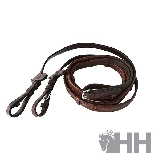 Cabezada inglesa lexhis yedra filete con riendas goma 2