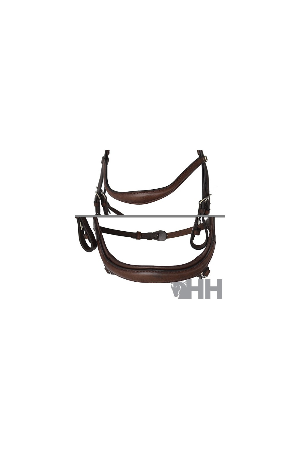 Cabezada inglesa lexhis yedra filete con riendas goma