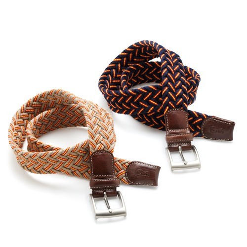 Cinturon lexhis algodon trenzado ancho