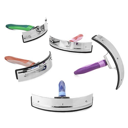 Secador lexhis soft line medialuna metalico con dientes 2