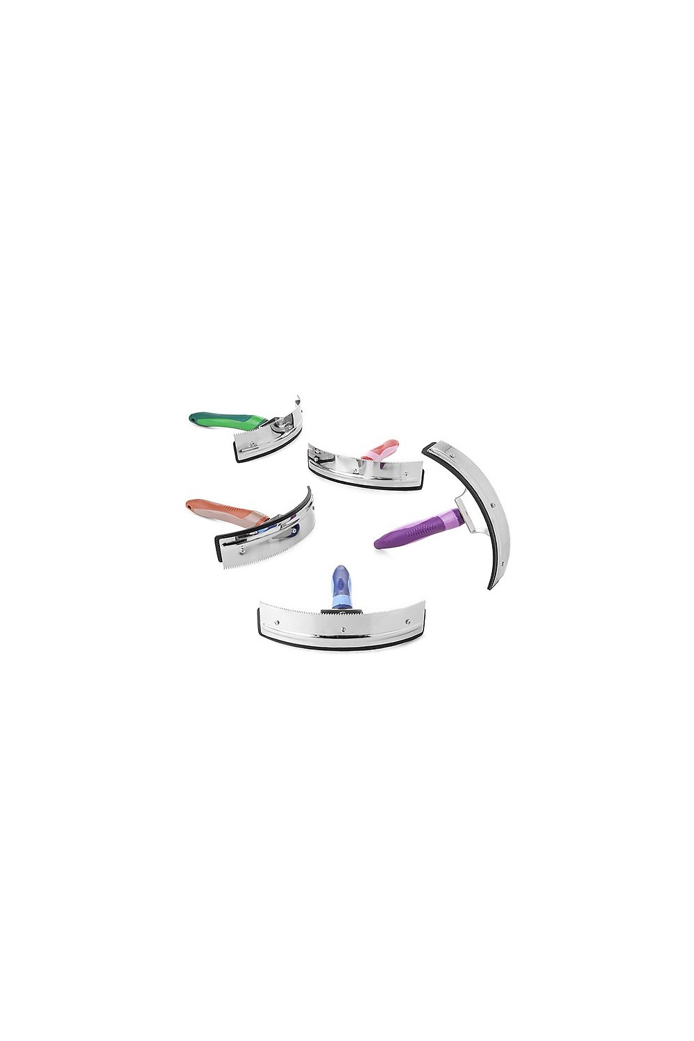 Secador lexhis soft line medialuna metalico con dientes