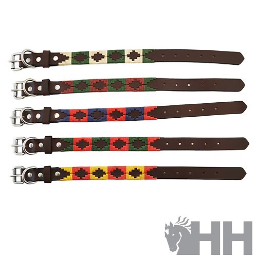 Collar lexhis para perros cuero modelo navajo 2