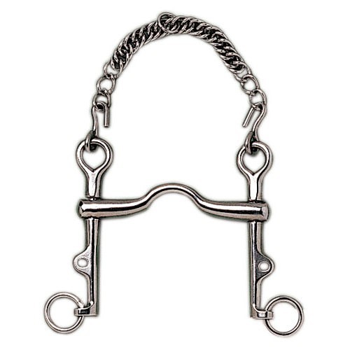 Bocado roldan polo movible inoxidable