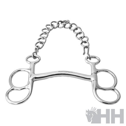 Bocado sefton barcelona 2 anillas con embocadura arco